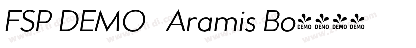 FSP DEMO   Aramis Bo字体转换
